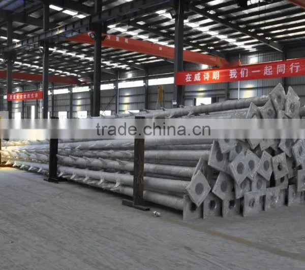 Galvanized Conical Steel Pole for Street Lighting photo-2