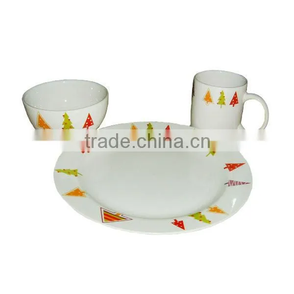 Promotiom Porcelain Children Breakfast Dinner Set