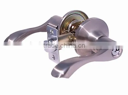 North and South American Style Zinc Alloy Double Handles Main Door Tubular Lever Locks photo-5