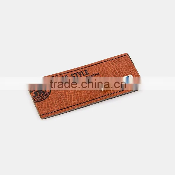 Clothing Ban Label Leather Patch for Dress High Quality Cuatom photo-2
