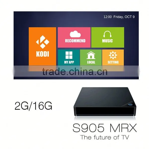 New Launch! MRX TV Box 64bit Amlogic S905 Quad Core Android OTT TV Box With DDR3 2GB RAM 16GB EMMC ROM photo-4