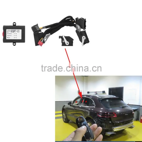 2016 New Auto Power Car Window Closer For 4 Windows Rearview Mirror And Trunk Roll Up For Porsche photo-3