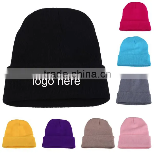 Fashion Oversized Cheap Hand Made Knitted Beanie For Wholesale photo-4