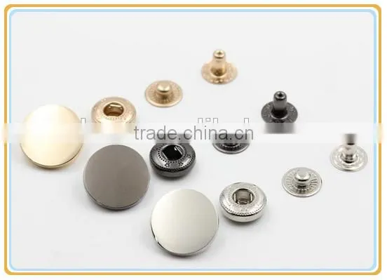 Wholesale Fahsion High Quality Custom Design Round Metal Snap Button With Logo as Garment Accessory (#S1001) photo-6