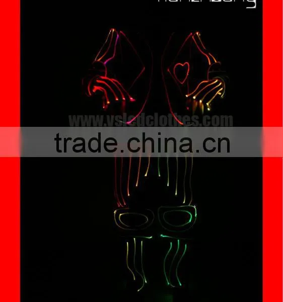 LED Fiber Clothing, Programmable Flashing LED Clothing photo-2