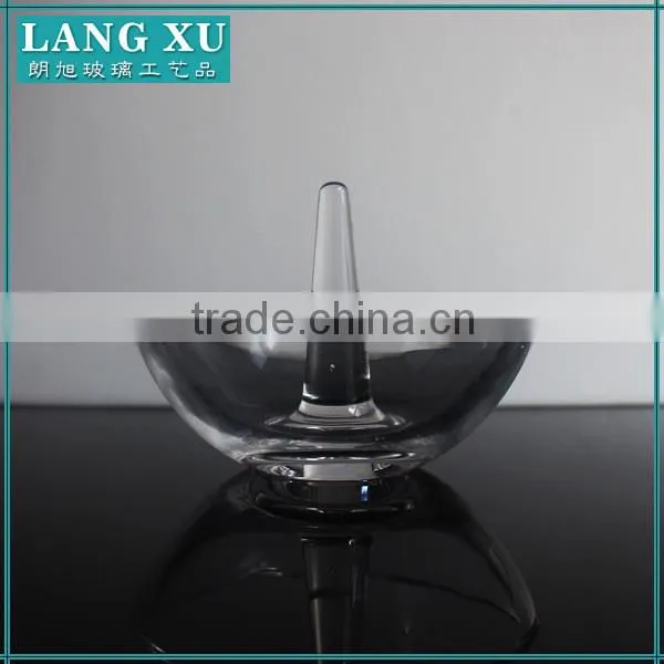 High Quality Clear Glass Ring Holder Wholesale photo-3