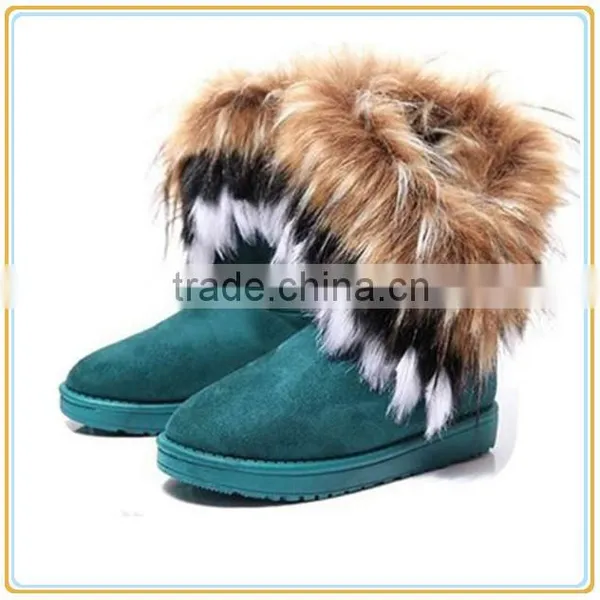 Women Winter Warm High Long Snow Ankle Boots Cheap Girl Snow Boots photo-3