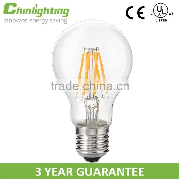 UL Energy Listed E26 E27 Edison A19 Dimmable Filament Led Bulb 2700k Supplier's Choice photo-4