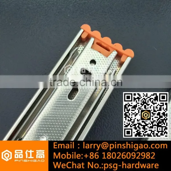 3 Fold Full Extension Ball Bearing Telescopic Drawer Runner photo-5