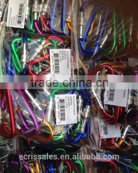 Hot Selling D Shaped Carabiner With Screw photo-3
