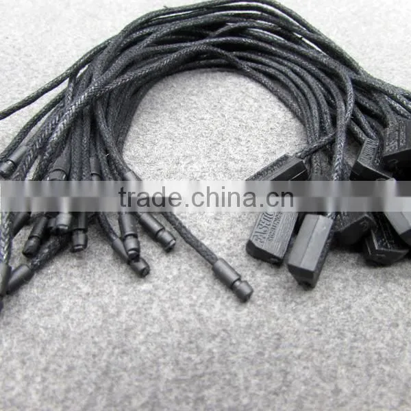 Black Thick Waxed Cotton Hang Tag String photo-2