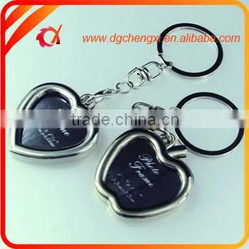 Apple Shape Photo Frame Key Chain for Mother's Day Gift photo-3