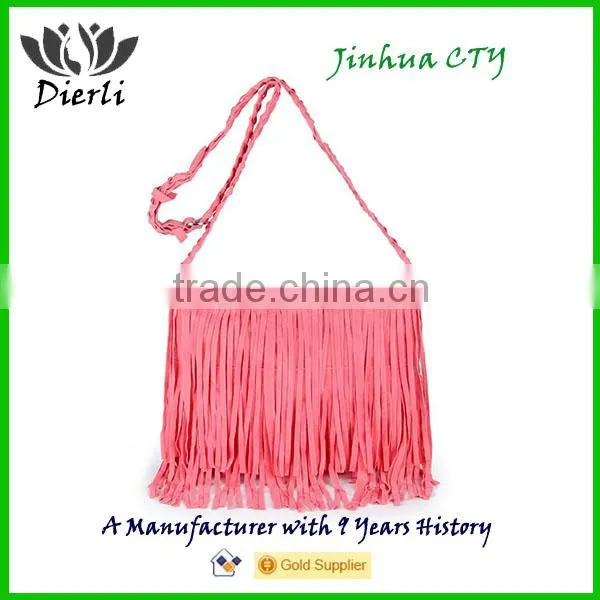 Tassel Fringe Handmade Leather Purse photo-2