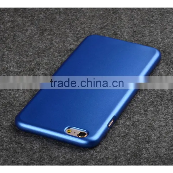 C&T Metal Coated Soft TPU Rubber Silicone Gel Back Case Cover for IPhone 6 Plus / 6s Plus photo-2