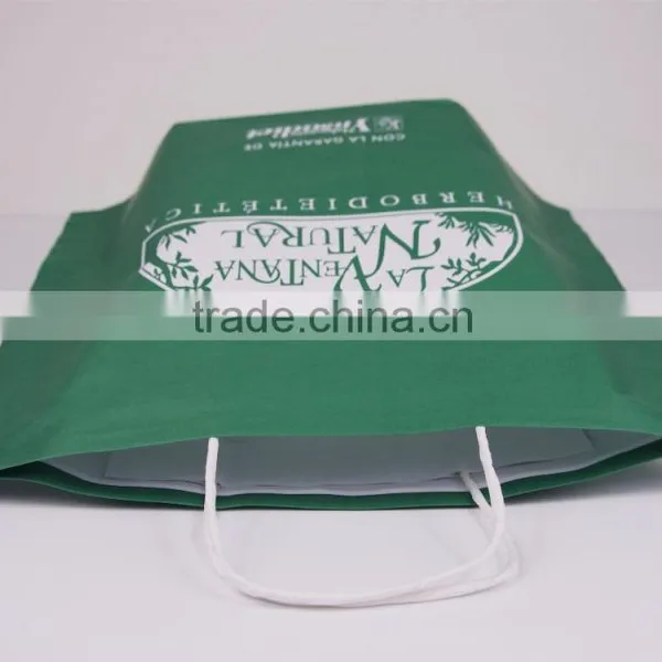 New Design White Kraft Paper Bag With Twisted Handle photo-3