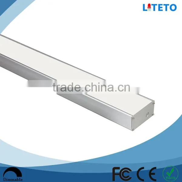 New Design Upside Down Hanging 60W 7200LM Milky Cover Led Linear Light With CE ROHS Approval photo-2