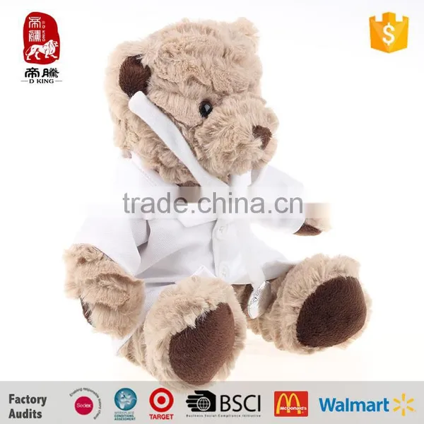 Wholesale Stuffed Animals Wearing Clothes Teddy Bear Doctor photo-5