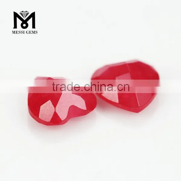 Loose Gemstone Sparkling Natural Unheated Red Heart Natural Gemstone photo-4