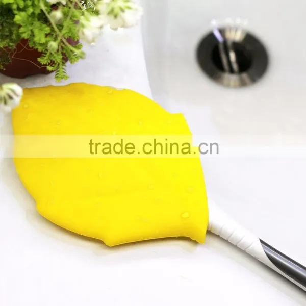 Portable Travelling Leaf Shaped Silicone Toothbrush Cover Case Outdoor Flexible FDA Silicone Water Cup photo-2