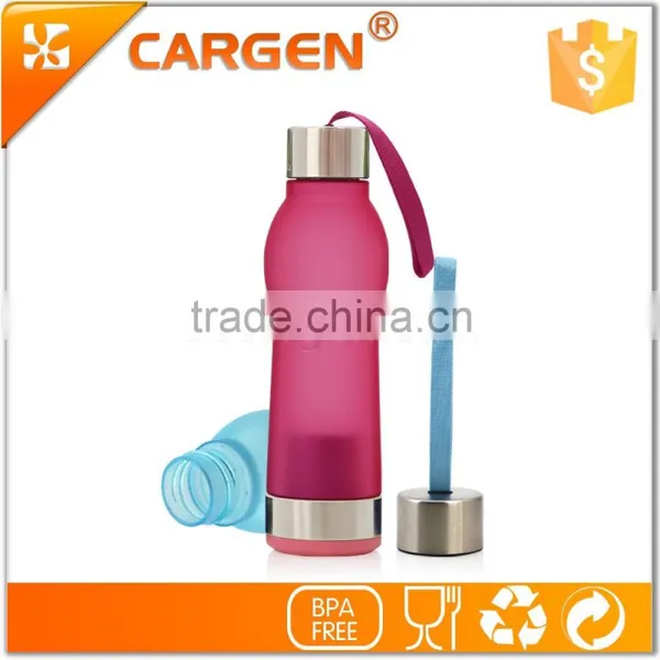 Large Shape Frosted Children Drinking Bottle With Plastic Infuser photo-6