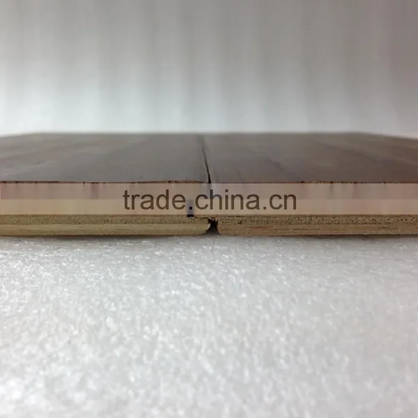 Urban Random Width Black Walnut Antique Handscraped ABCD Grade Engineered Wood Flooring photo-5