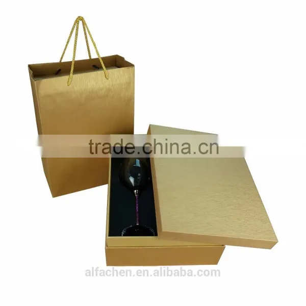 465ml Set of 2 Luxury Golden Stemmed Water Cup Red Wine Glass photo-6