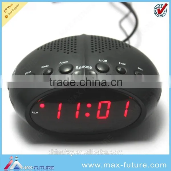F-1750 0.6 Inch LED Clock Radio,Alarm Clock Radio AM/FM,Alarm/Snooze/Sleep Function photo-3