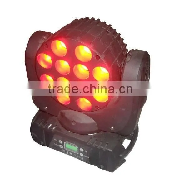 12x10w RGBW 4in1 DMX Led Mini Moving Head photo-2