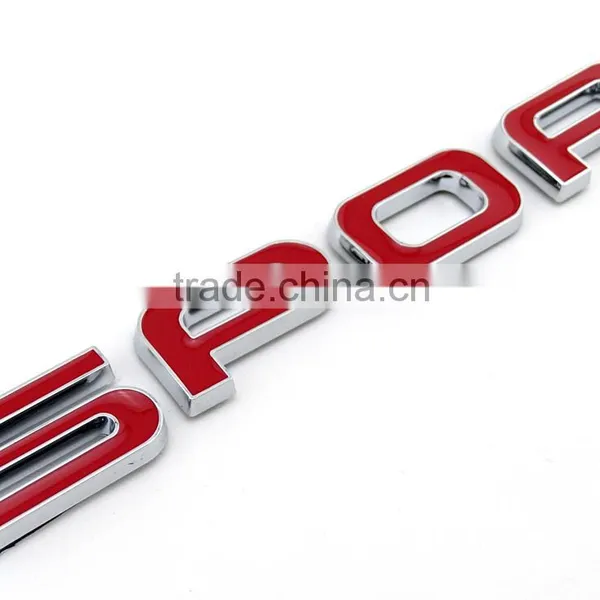 Wholesale Sport Chrome Adhesive Letters Custom Logo Stickers photo-5