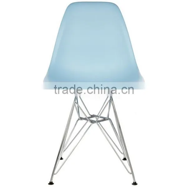 Designer Plastic Dining Side Rod Eiffel Base Chair photo-2
