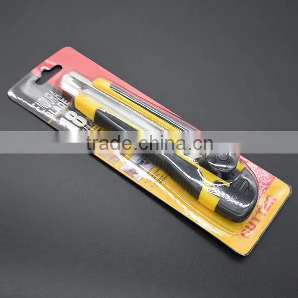 18mm Width Blade Rubber Covered Knife Cutter Utility Knife photo-5