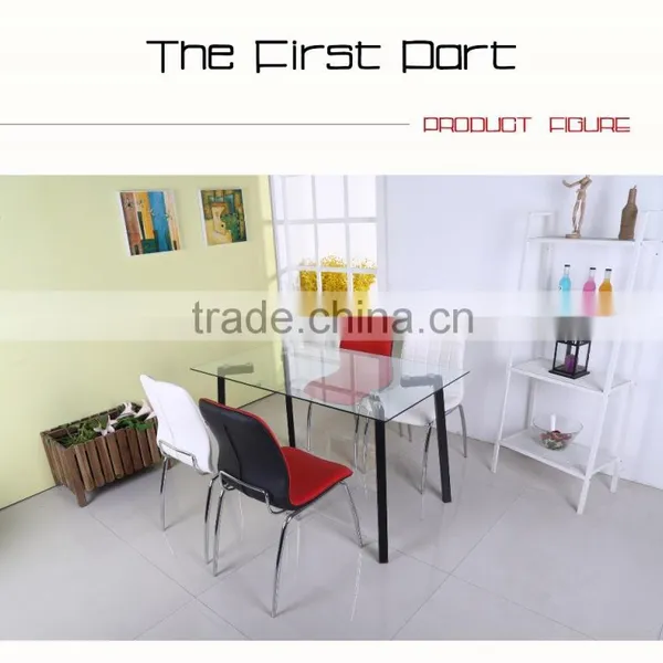Popular Rectangular Glass Top Dining Tables photo-6