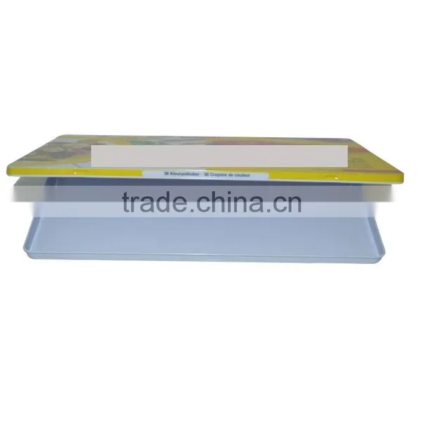 Custom Rectangular Thin Metal Tin Box/Gift Box For USB Flash Drive/rectangular Thin Metal Pen Tin Box With Hinge photo-3