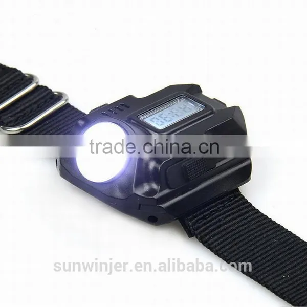 Hot Style! Mutifunctional Rechargable Wrist Flashlight With Compass photo-2
