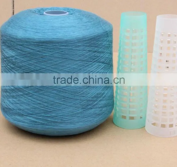 Poly-poly Core Spun Yarn Dyeing Machine 36/3 High Tenacity photo-3