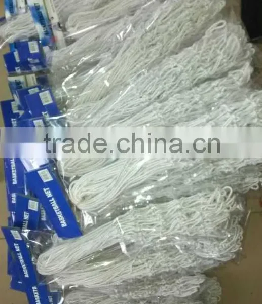 High Quality PP White Basketball Nets Sport Equipments photo-3