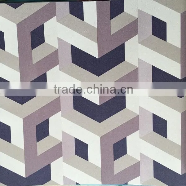 Modern Simple 3d Background Vinyl Wallpaper photo-4