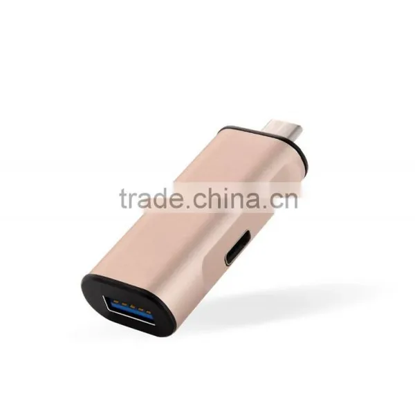 Sidiou Group USB Type-C Charging Adapter 1*USB 3.0 + 1* USB Type-C Charging Port With PD Function photo-4