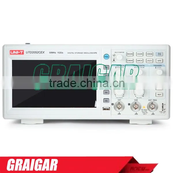 Digital Storage Oscilloscope 50MHz 2Ch 7'' TFT LCD USB AC100-240V UTD2052CEX photo-2