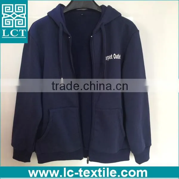 2016 Customized High Grade Charming Popular Style Zip up Cotton Hoodies for College photo-3