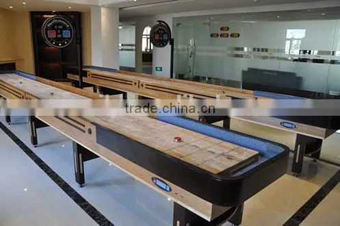 Wooden Shuffleboard Table Game Machine With Score Function photo-6