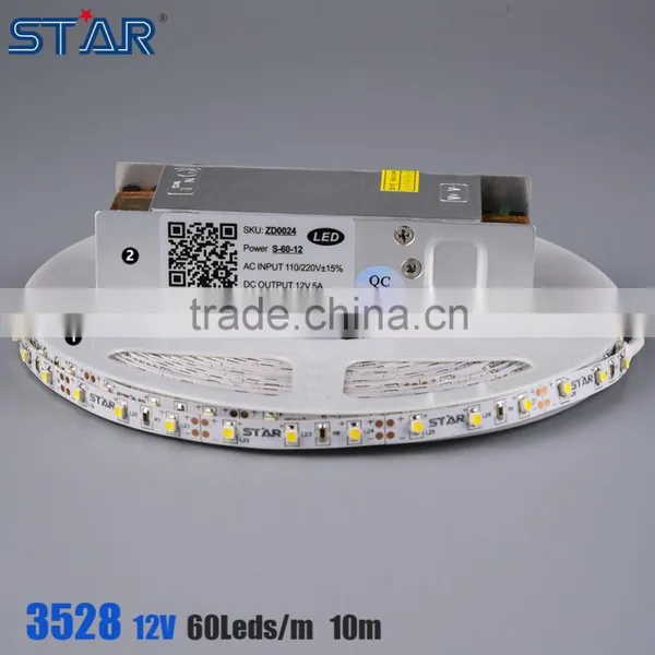 2.4W SMD 3528 30leds IP20 DC24V DC12V Flexible Led Light Strip photo-2