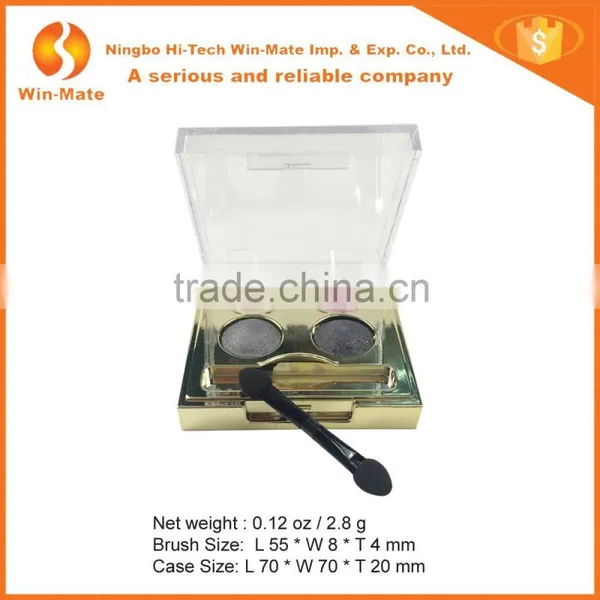 With 1 Helper & Hi-Q Gold Box 4 Colors Mini Round Palette Baked Eye Shadow photo-2
