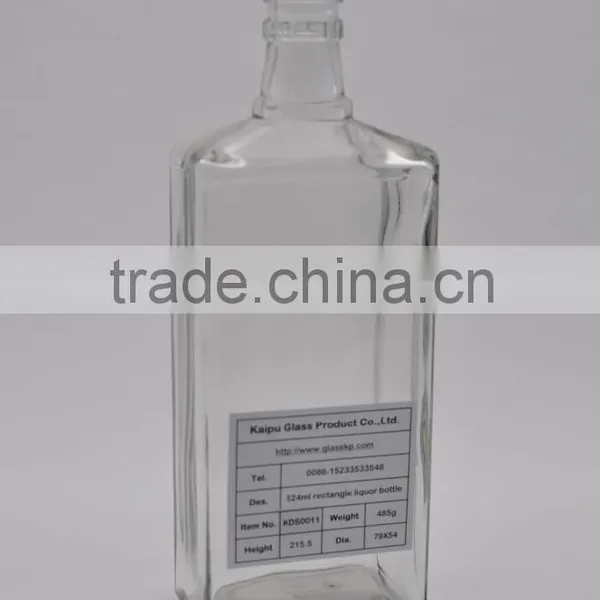 Top Super Clear / Flint Glass Bottles