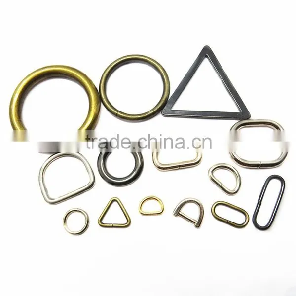 Decorative Brass Metal Handbag O Ring , Round Ring photo-4