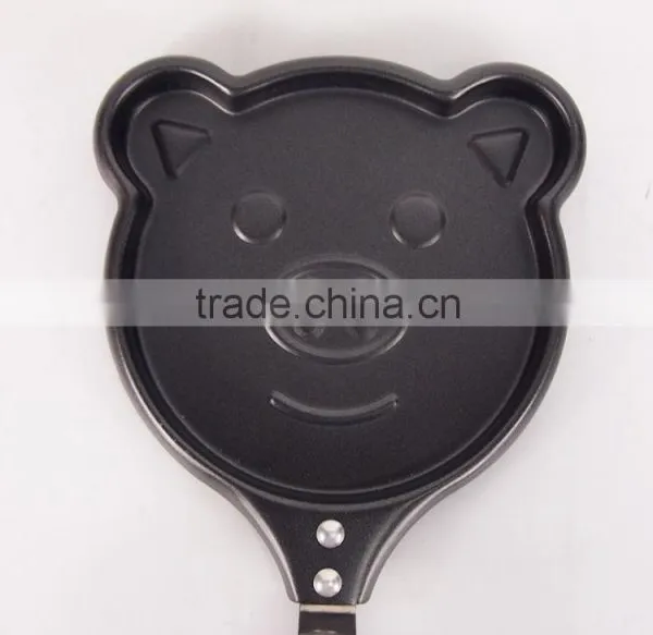 Pig Shape Carbon Steel Non Stick Mini Egg Fry Pan photo-4