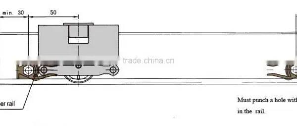 Outer-hanging Wardrobe Sliding Door Fittings photo-2