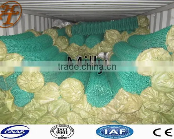 50mm Plastic-Coated Chain Link Fencing 1.2 x 10m /6 FT - PVC Chain Link Fencing 25mtr (1800) C/w Line Wires photo-4