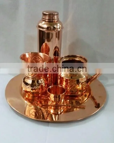 Copper Ayurveda Set for Health and Benefit photo-2