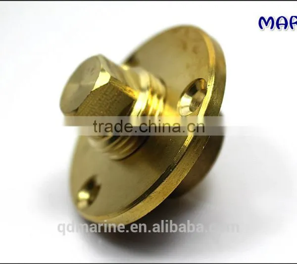 Boat Brass Garboard Drain Plug With O-Ring photo-5